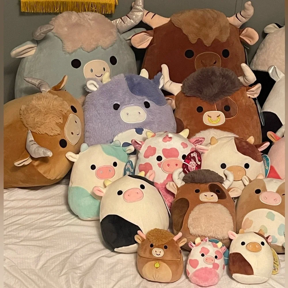 NWT Squishmallows cow collection - Picture 2 of 4